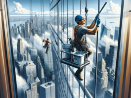 How High-Rise Window Cleaners Face Peril Daily