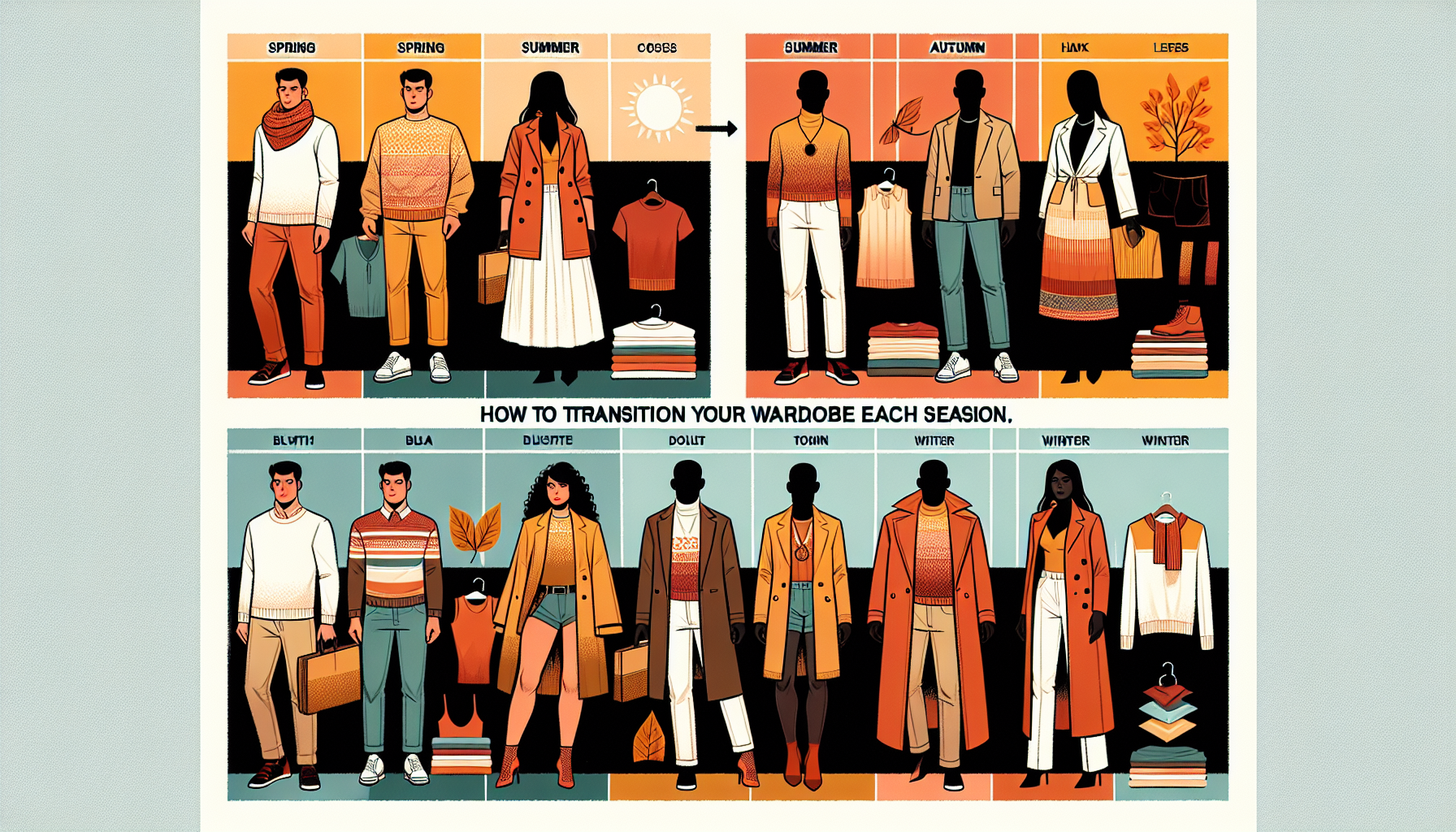 How to Transition Your Wardrobe for Each Season